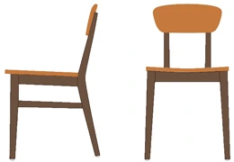 Beech Park Restaurant Chair Wood Stain Combination 2