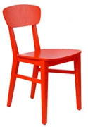 Beech Park Restaurant Chair Custom Red Finish