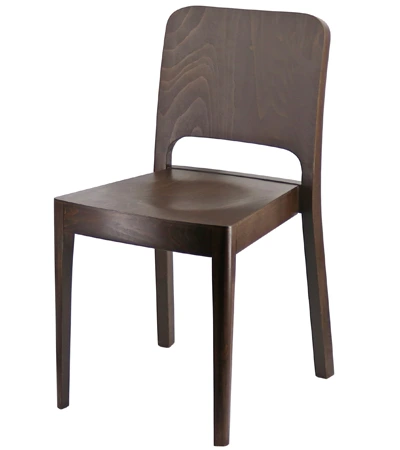 Bentwood Box Back Chair, Wood Veneer Seat
