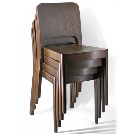 Bentwood Box Back Chairs Stacking Feature