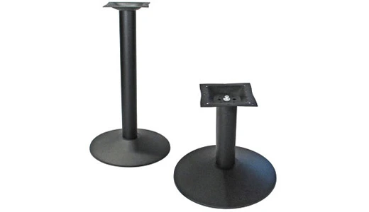 Custom Height Round Cast Iron Restaurant Table Bases