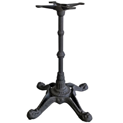 Ornate Cast Iron Crossfoot Dining Table Base