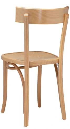Plain Back Bentwood Chair Rear View