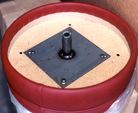 Counter Stool Revolving Swivel Underside Detail