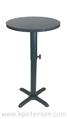 Adjustable Height Table Base Crossfoot Bottom Style Bar Height