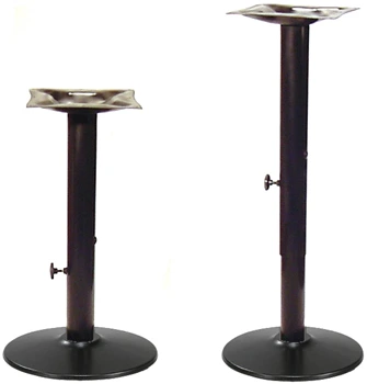Adjustable Table Bases Round Bottom