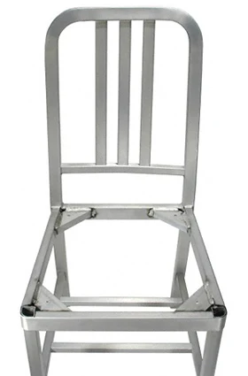 Decodina Aluminum Chair Frame Detail