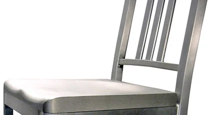 Decodina Cast Aluminum Chair Seat Detail Side View