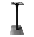 Aluminum Umbrella Bar Table Bases Black Finish