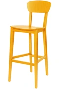 Beech Park Barstool Custom Yellow Finish