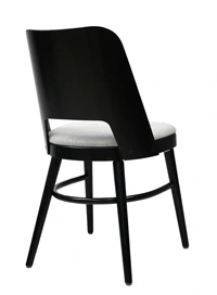 Bentwood Backrest Restaurant Chair Rear Side View