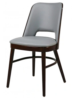 Bentwood Backrest Restaurant Chair With Upholstered Inside Backrest
