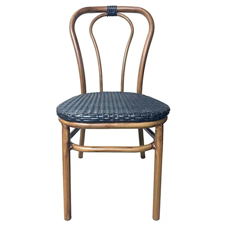 Outdoor Aluminum Bentwood Chair Front View