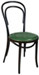 Thonet Style Bentwood Chair No. 14with Upholstered Seat
