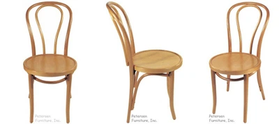 Bentwood Chairs Natural Finish Views