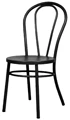 Bentwood Style Steel Restaurant Chair Black