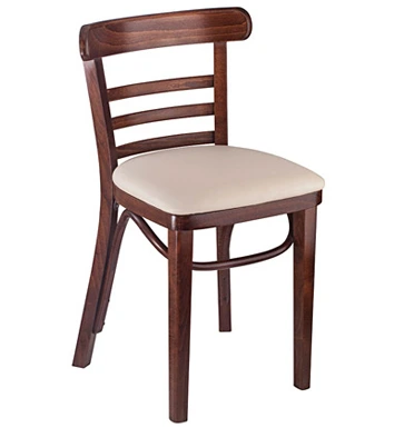 Bentwood Ladderback Restaurant Chair Upholstered