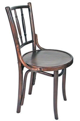 Spindleback Bentwood Chair Side View