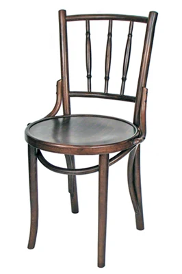 Spindleback Bentwood Chair Front View