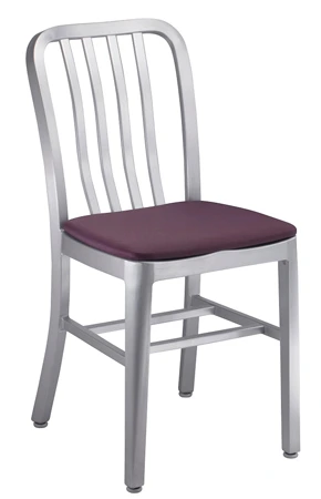 Brushed aluminum chairs hot sale