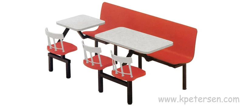 Combination Laminated Plastic Contour Seat with Cast Aluminum and Composite Cluster Seats