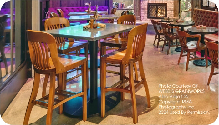 Banker Style Bar Stool