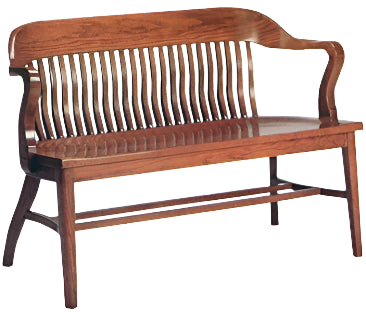 Oak Courthouse Benches