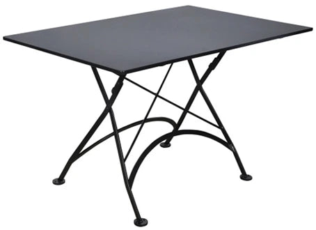 32" x 48" Rectangular French Bistro Steel Folding Table