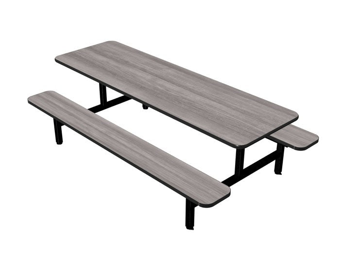 Cafeteria Seating with Flat Laminated Plastic Bench Seats – Petersen ...
