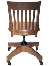 Oak Schoolhouse Swivel Side Chair