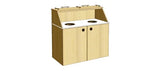 Double Slant Style Top Drop Waste Receptacle
