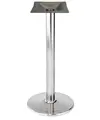 Stamped Steel Round Bottom Chrome Bar Table Base 18 Inch Diameter