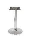 Stamped Steel Round Bottom Chrome Table Base 22 Inch Diameter