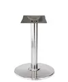 Stamped Steel Round Bottom Chrome Table Base 30 Inch Diameter