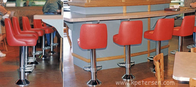 Coffee Shop Counter Stools Installation