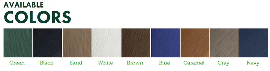 Indoor Outdoor Waste And Recycling Cabinet Color Selections