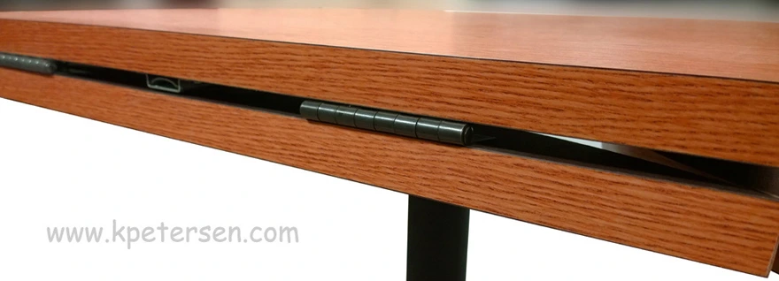 Dropleaf Table Hardware Kit Black Hinge Detail