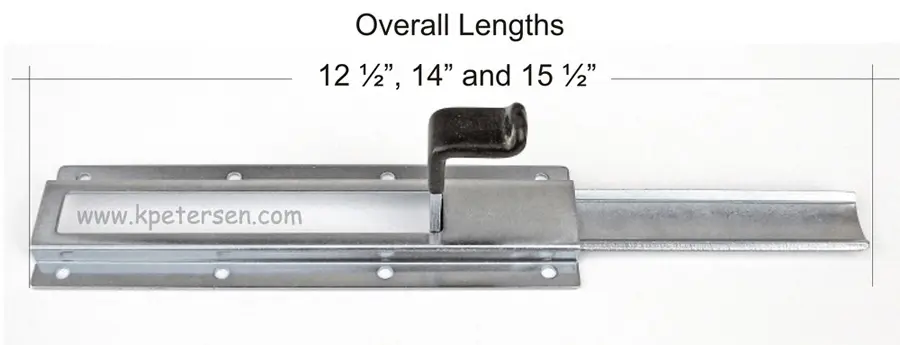 Dropleaf Table Hardware Detail Overall Lengths