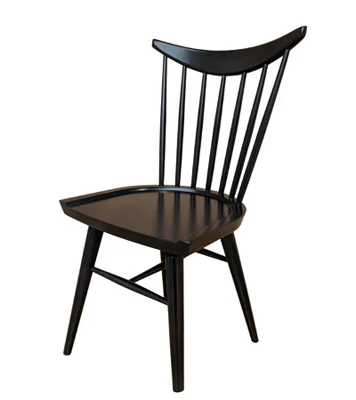 Early American, Windsor Shaker Style Wood Restaurant Chair Wood Seat