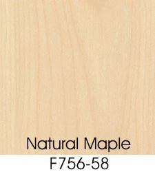 Natural Maple Plastic Laminate Selection