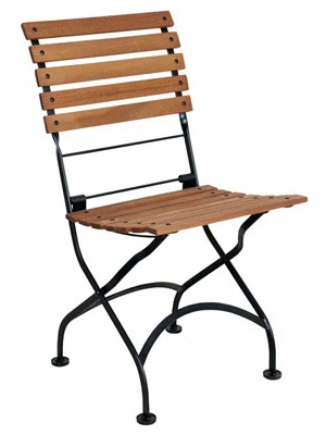 Deluxe Teak Folding Bistro Chair