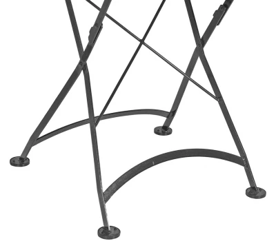 Square Steel Outdoor Folding Table Leg Detail