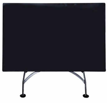 French Bistro 32 X 48 Inch Rectangular Steel Table Folded