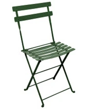 French Garden Steel Folding Chair Green