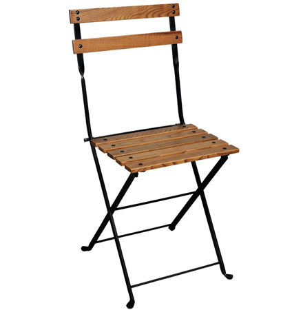 19th Century Reproduction French Garden Bistro Folding Chair