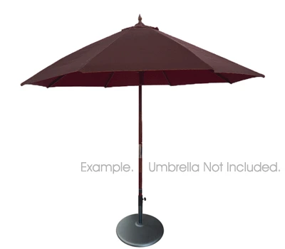 Free Standing Outdoor Umbrella Base Example