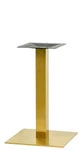Gold Stainless Steel Table Base Dining Height