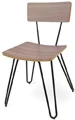 Hairpin Leg Steel Restaurant Chair