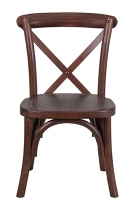 Juvenile Height Kid's Bentwood Stacking Chair Front View