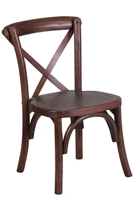 Juvenile Height Kid's Bentwood Stacking Chair Front View 2